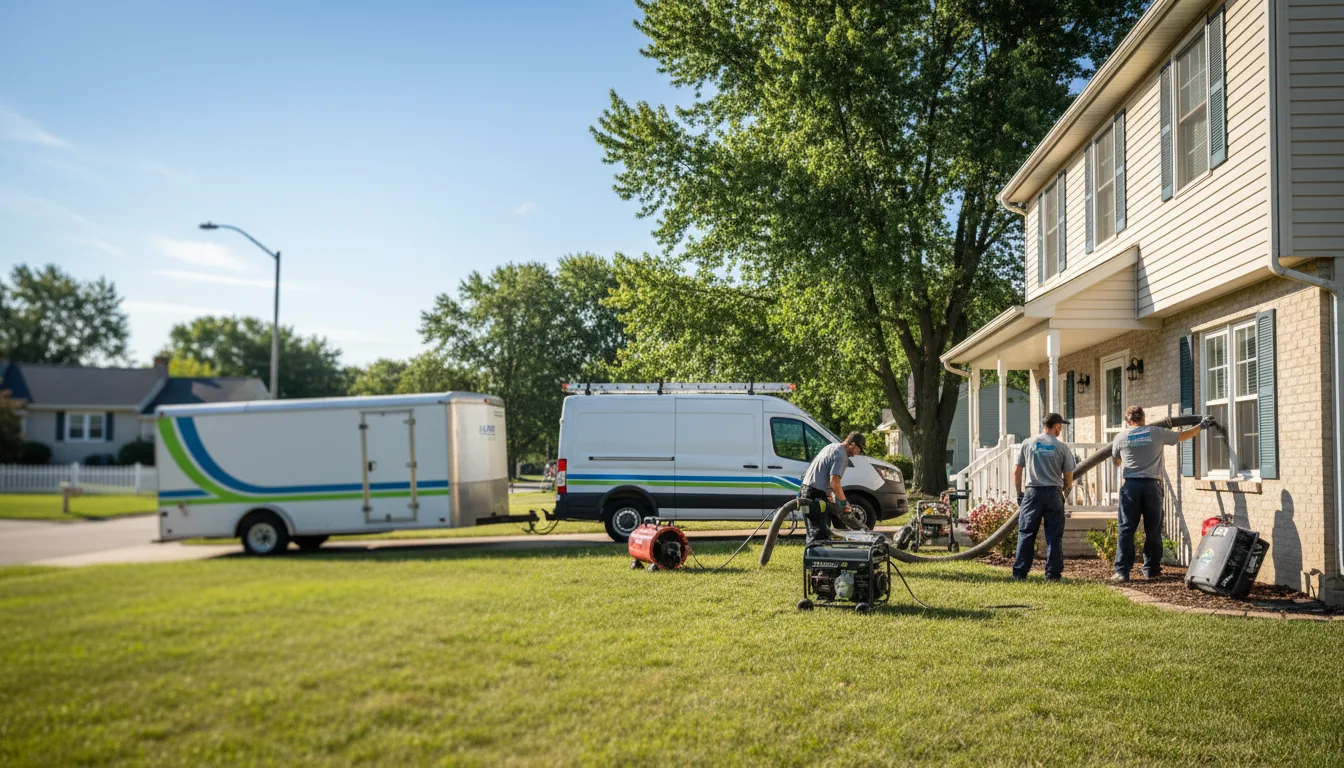 Flooded Basement Restoration And Cleanup With Repair in Clear Lake, WI near me